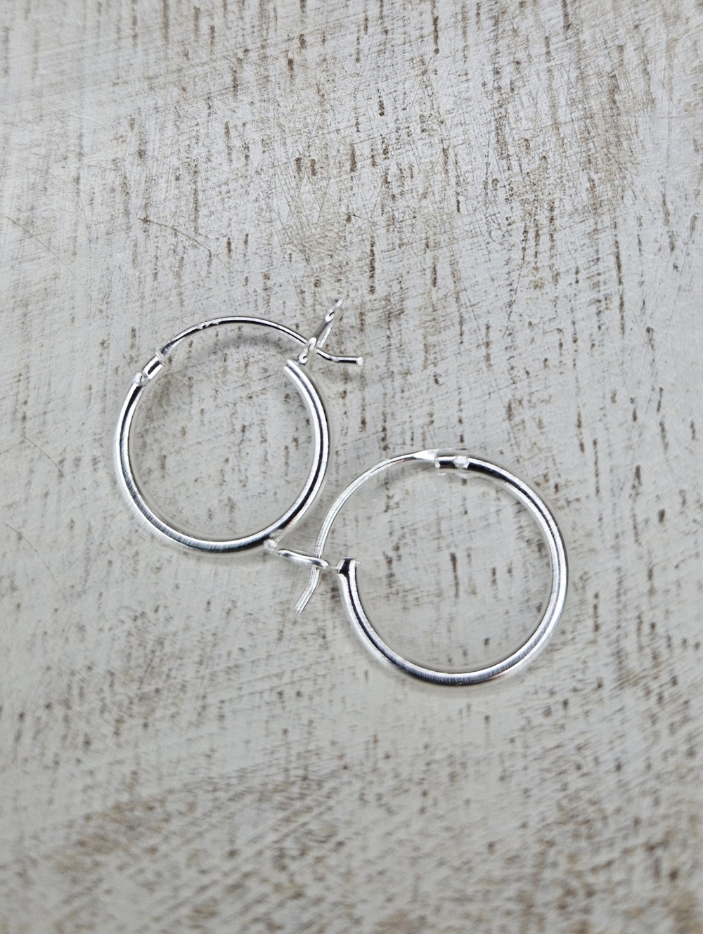 Sterling Silver Huggie Hoops French Lock Hoop 1.2mm X 12mm 925 Style NWT Mini